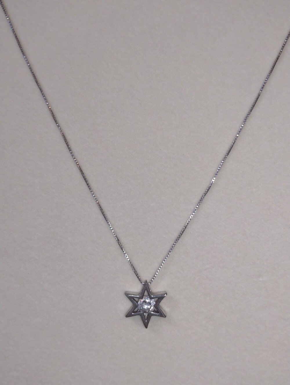 Silver Star Pendant Necklace - Picture 3 of 6
